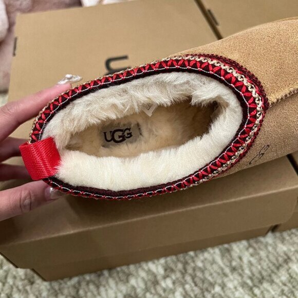 Women UGG Tazz Tasman Slipper Chestnut Suede Upper - Picture 7 of 9